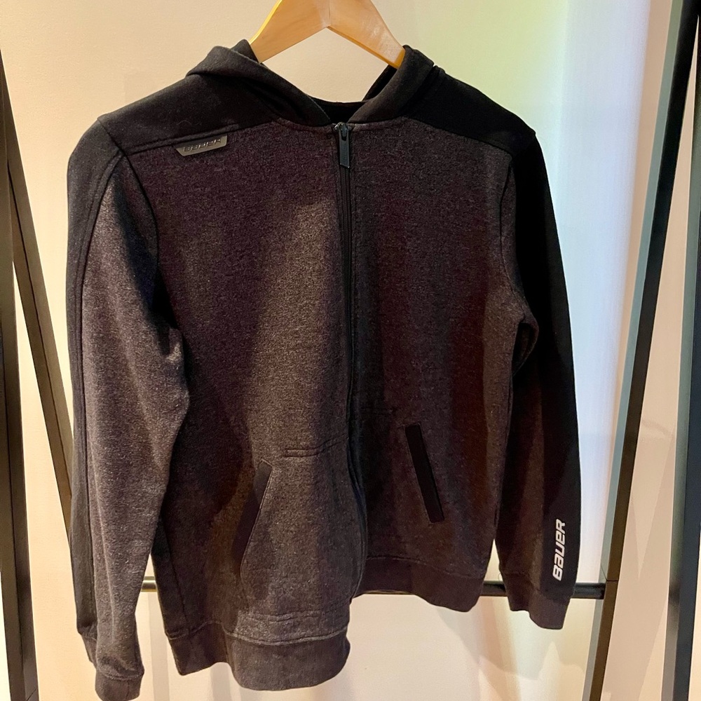 BAUER Youth Zip Up Sweater - Size XL